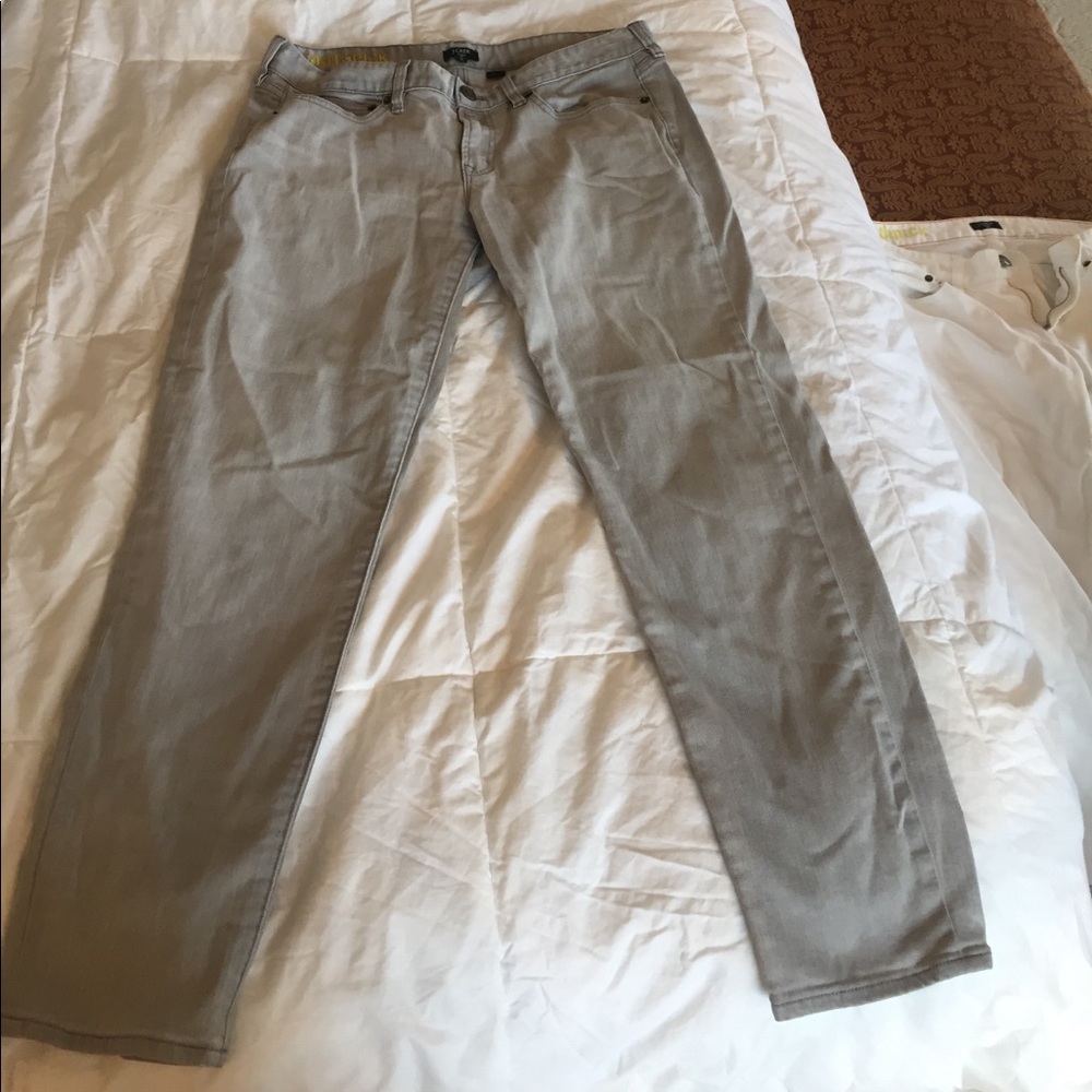 Lot of J. Crew ankle length jeans