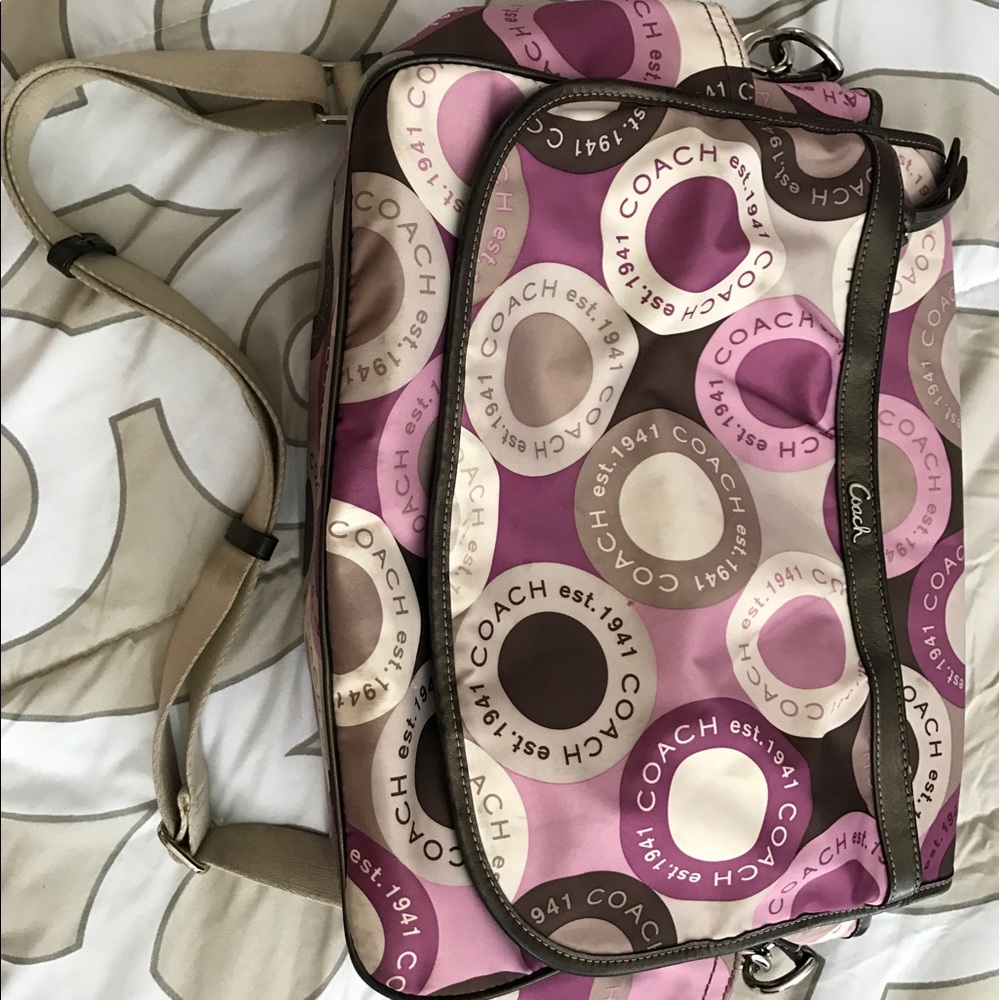 Coach diaper bag