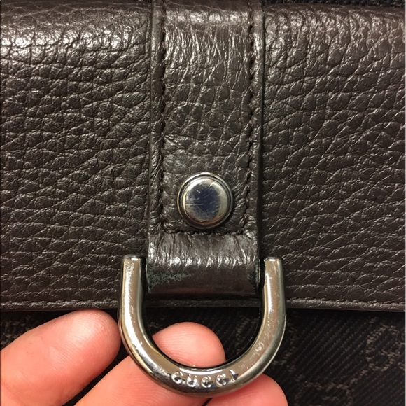 GUCCI Nylon with leather Trim Hobo Bag - Picture 7 of 8