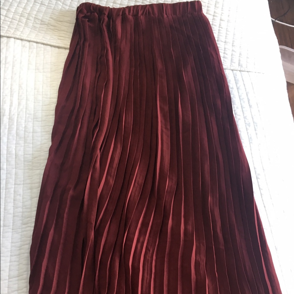Pleated Maxi