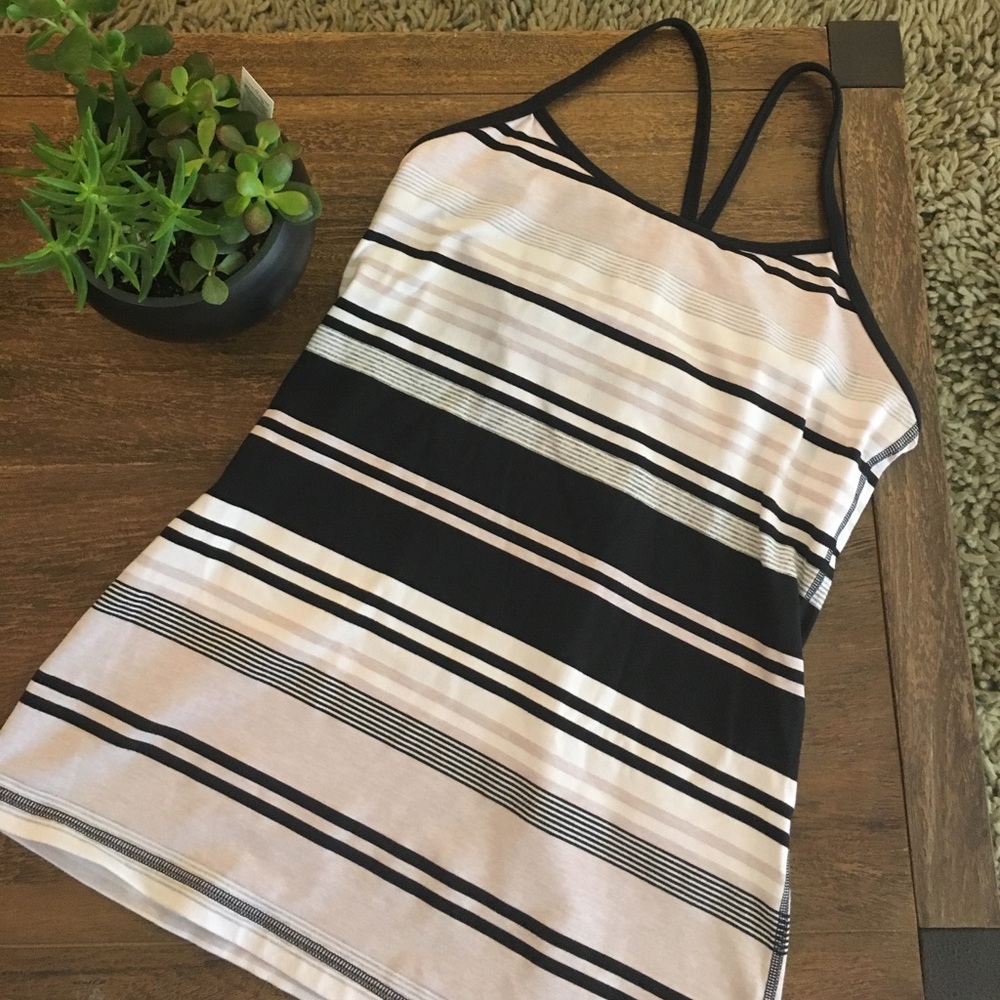 Lululemon Power Y Striped Tank