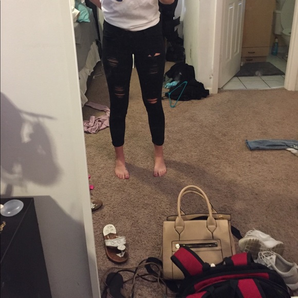 Black ripped jeans - Picture 3 of 3