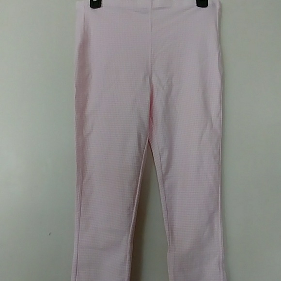 NWOT WOMEN'S PINK GINGHAM LEGGINGS SIZE 10 - Picture 8 of 8