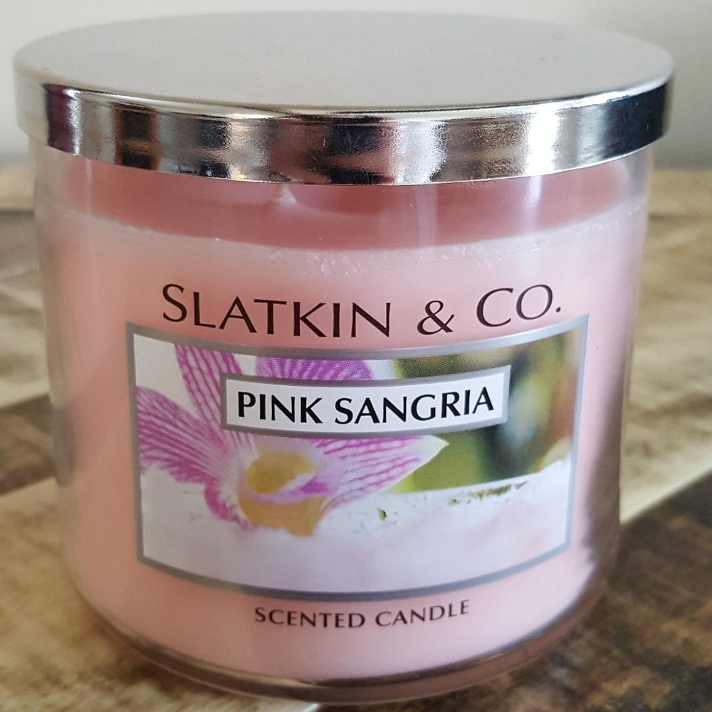 Bath & Body Works- Slatkin  PINK SANGRIA 3 Wick