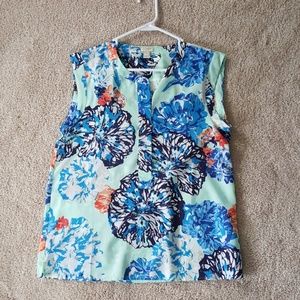Jcrew sleeveless silky top