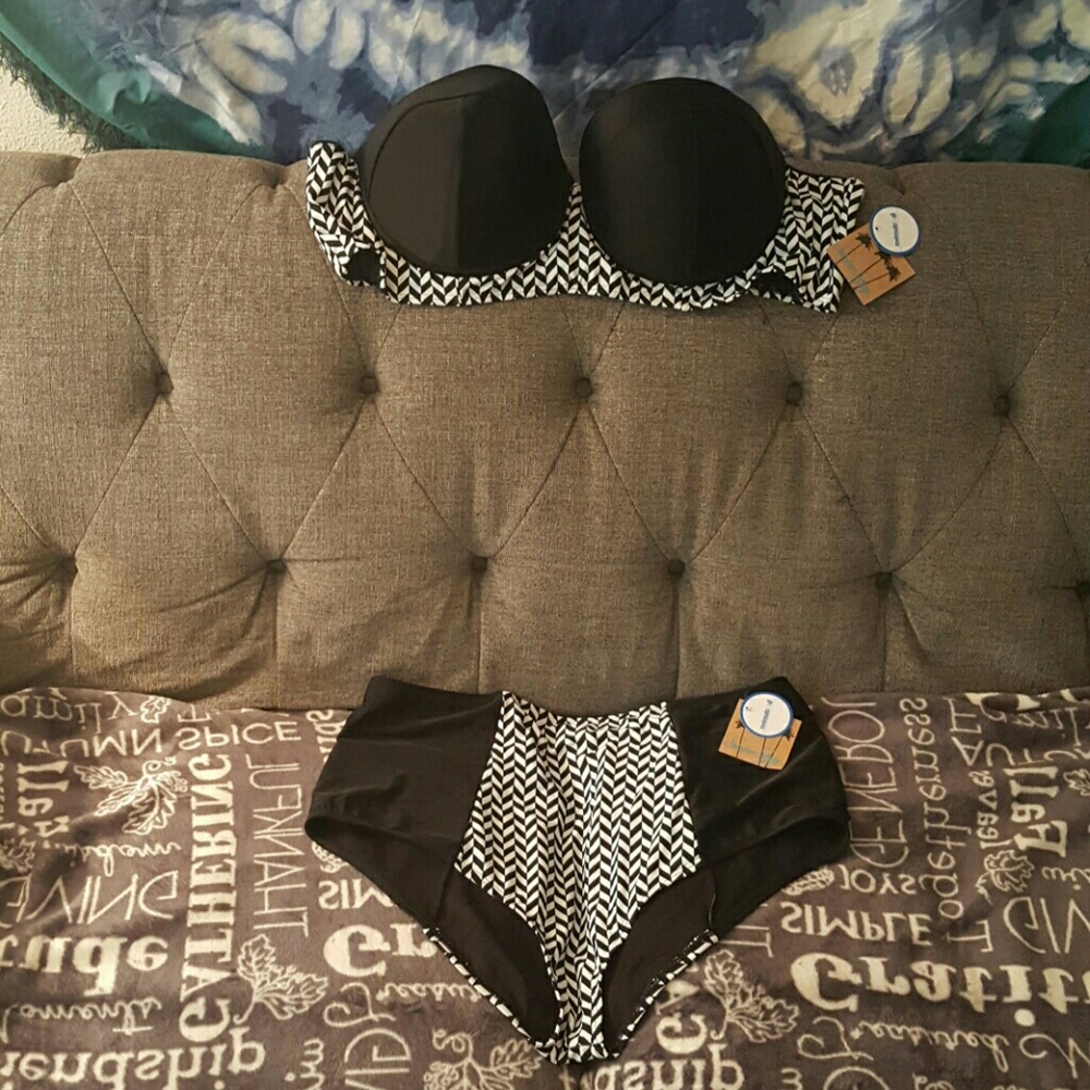 HP Swim Sexy plus size high waisted bikini