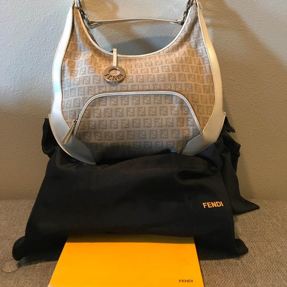 Fendi monogrammed, canvas satchel 🖤SOLD🖤