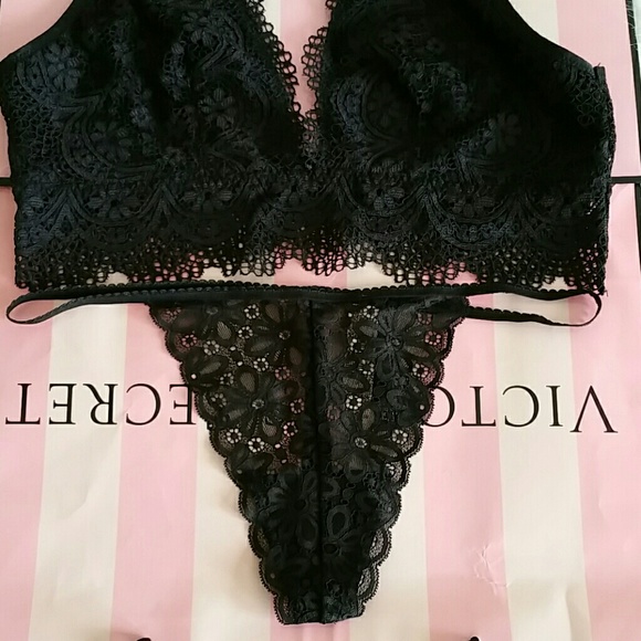 VICTORIA'S SECRET BRALETTE L & V-STRING L - Picture 3 of 6