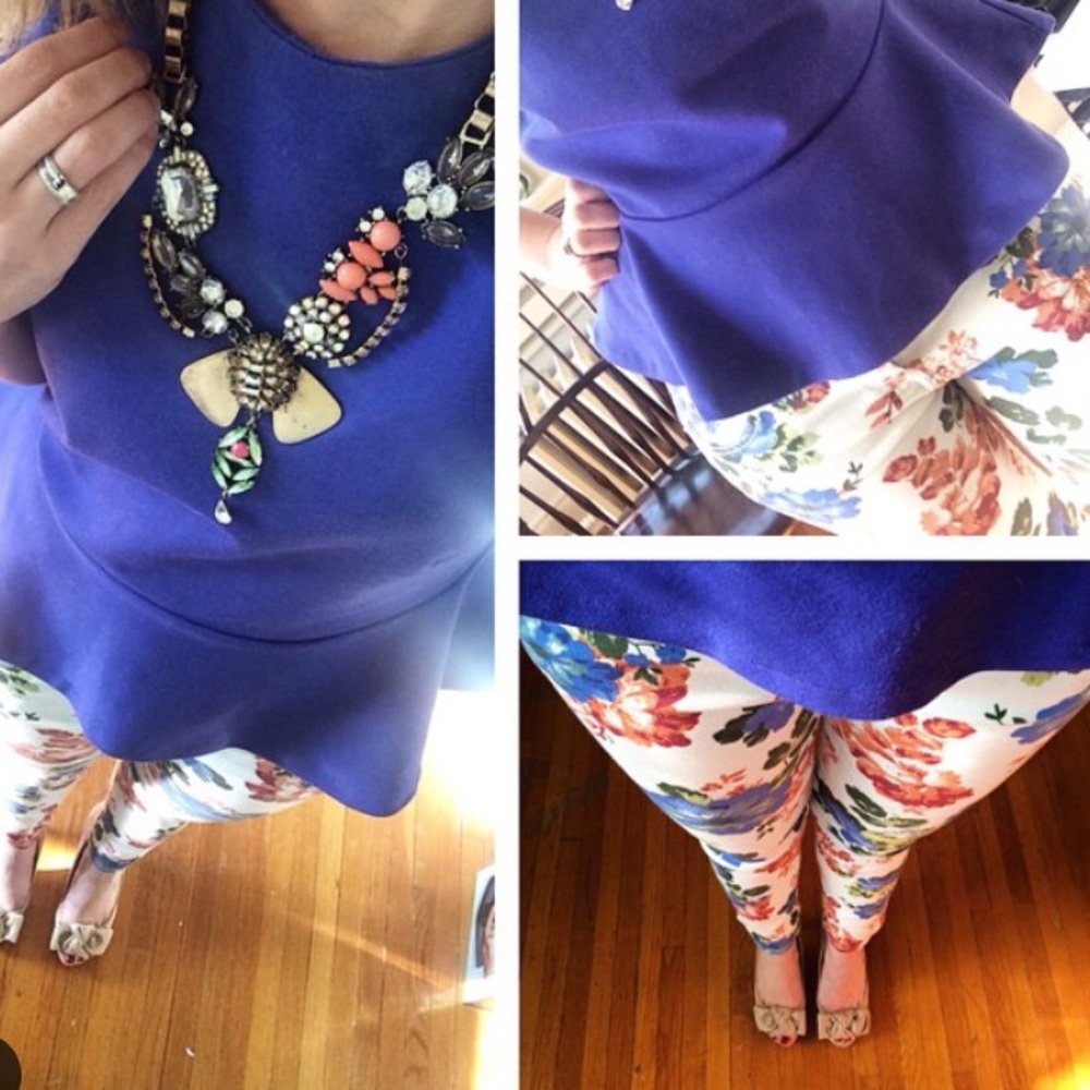 Dressy Sleeveless Peplum Top