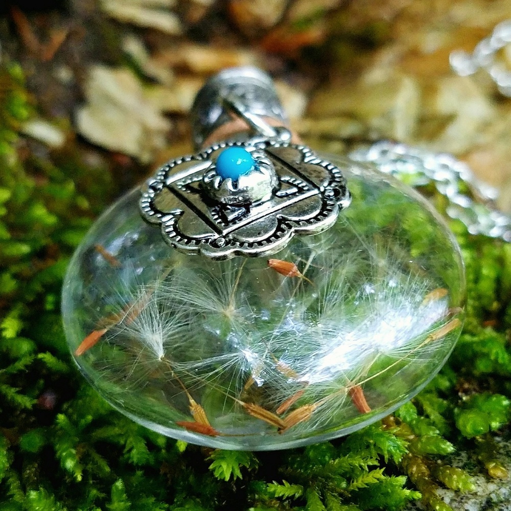 "Willful Wanderings"🗻Dandelion Wish Necklace