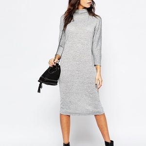 New look step neck sweat dress