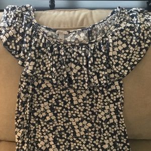 Blue and white cotton shirt