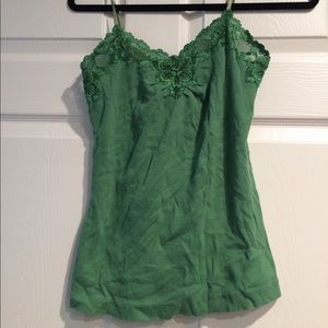 Banana Republic size l green camisole