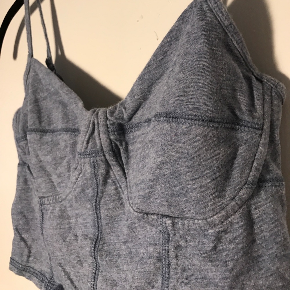 GARAGE blue crop top