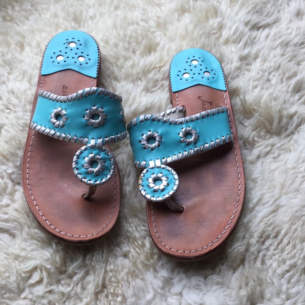 Jack roger turquoise sandals