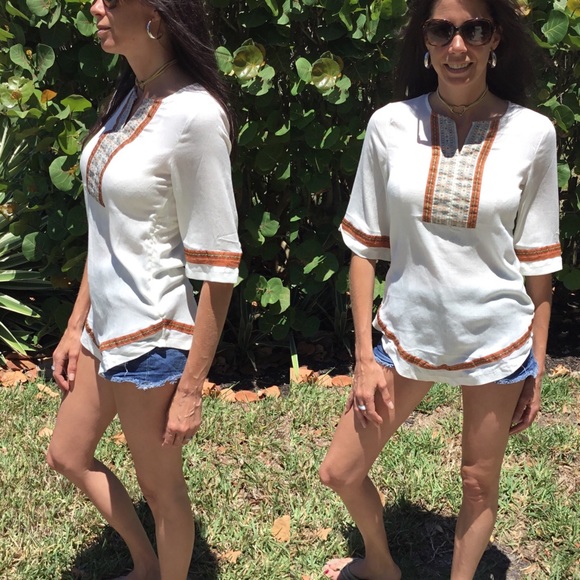 Embroidered Boho Top - Picture 4 of 4