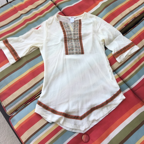 Embroidered Boho Top - Picture 2 of 4