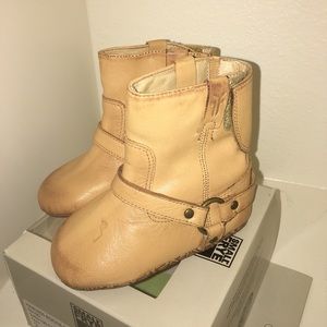 Frye Harness Bootie Tan Toddler Girls Boys