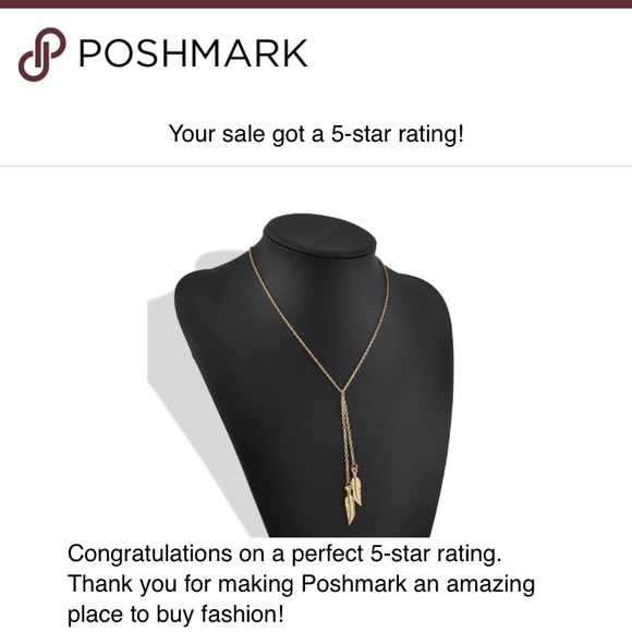 🆕NEW✨ Trendy Two Feather Gold Necklace - Picture 4 of 6