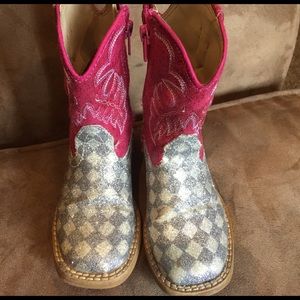Roper cowgirl toddler boots