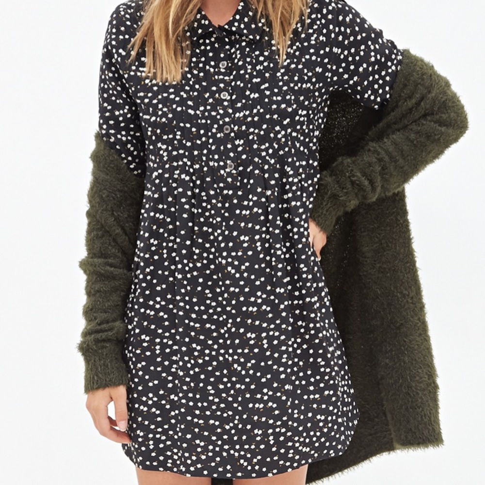 Forever 21 Ditsy Floral Print Dress