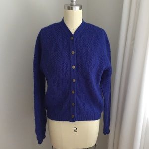 Vintage Pendleton Blue Wool Sweater