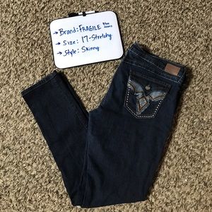 Dark Blue Jeans - Size 17