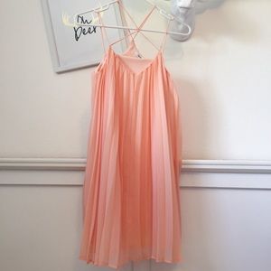 NWOT Pink Trapeze Strappy Dress