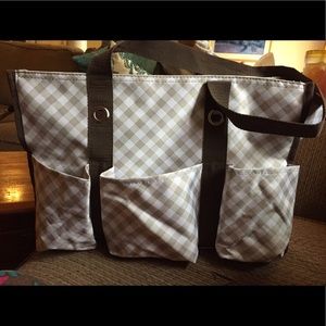 Thirty-One Zip-top organizing Utility Tote