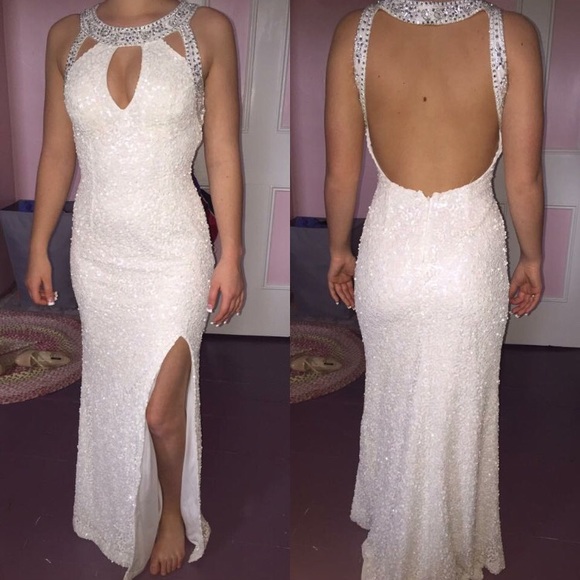 Sequin Prom Dress - Picture 2 of 4