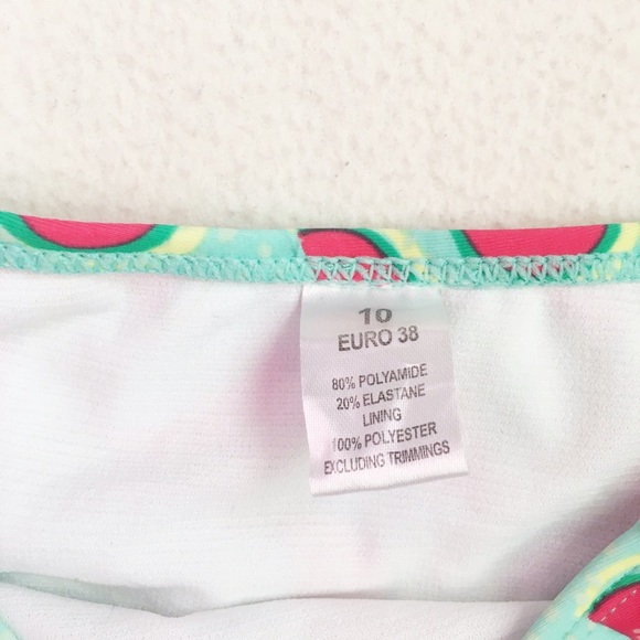 Watermelon bikini + high waisted swim bottoms set - Picture 3 of 3