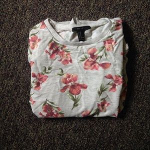 Forever 21 Floral Sweatshirt