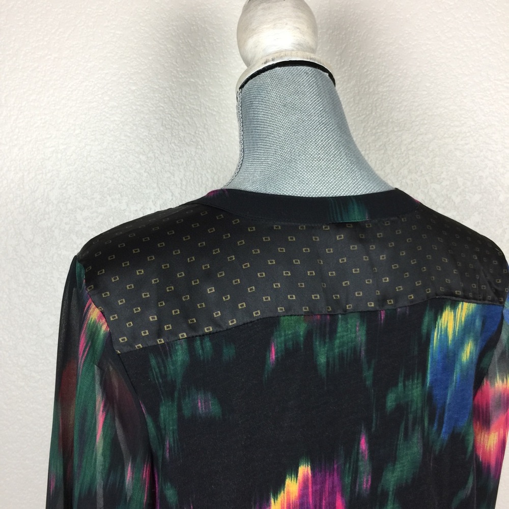 πTINY Anthropologie watercolor flower blouse - Picture 5 of 8