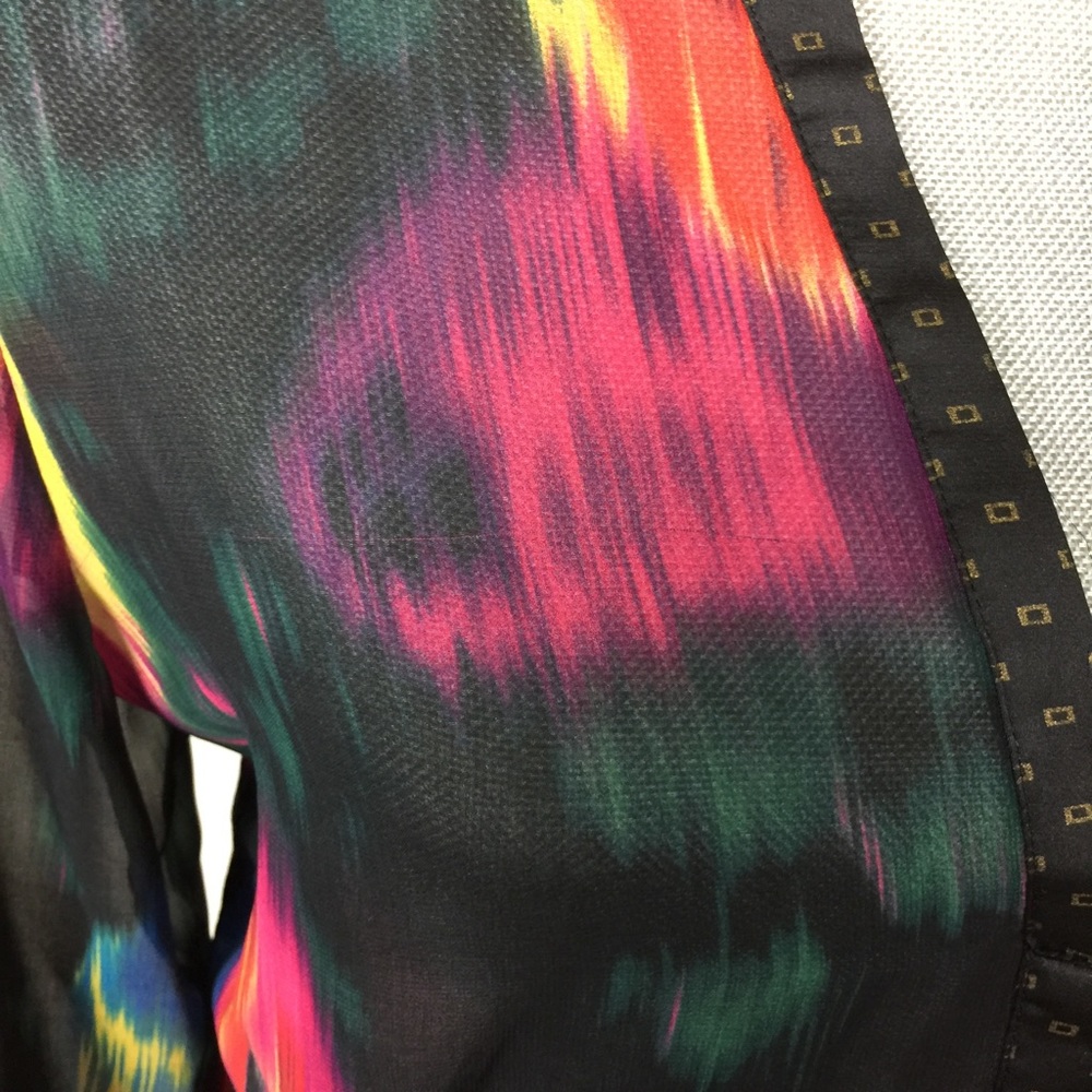 πTINY Anthropologie watercolor flower blouse - Picture 8 of 8