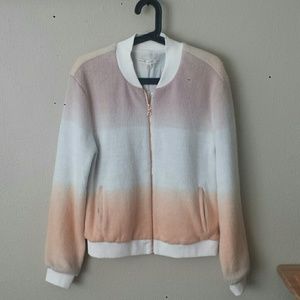 Paper Crown for Anthropologie Fuzzy Ombre Bomber