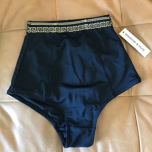 Kingdom and State high rise swim bottoms, NWT