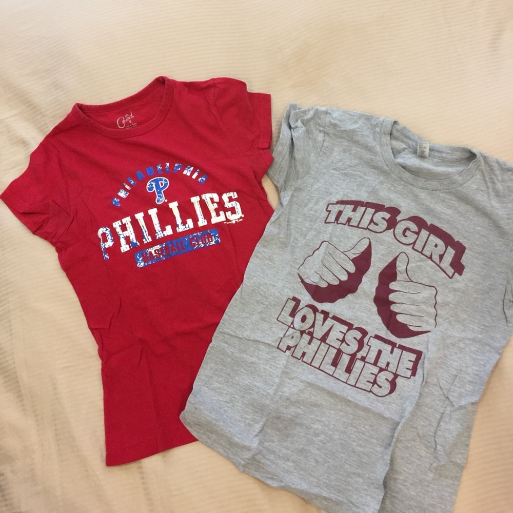 Girly Phillies t-shirts