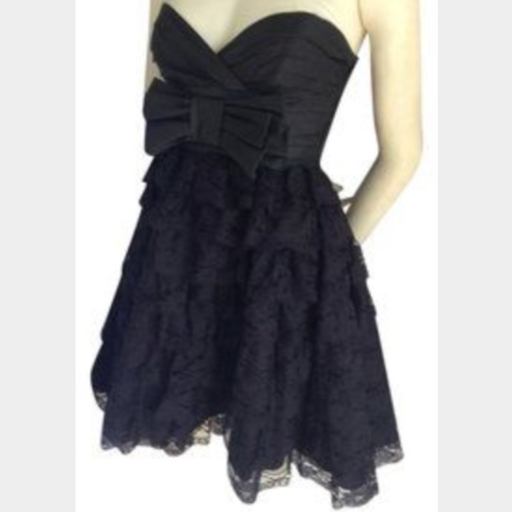 Betsey Johnson Collection strapless cocktail dress