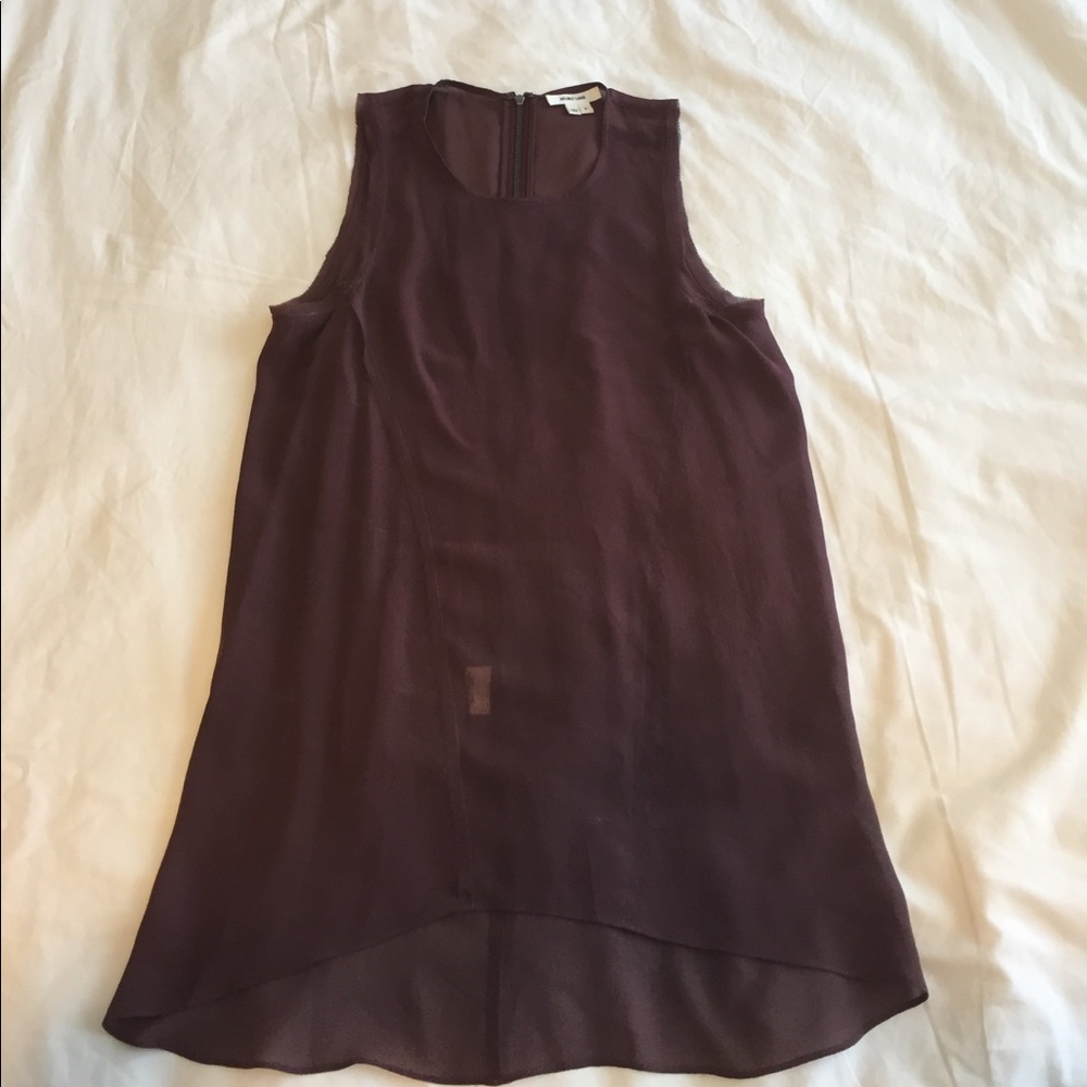 Helmut Lang 100% silk sleeveless Blouse