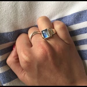 Sterling Silver Labradorite Ring