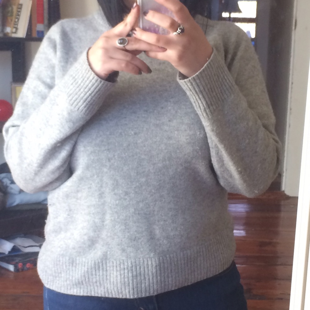 Light gray cozy sweater