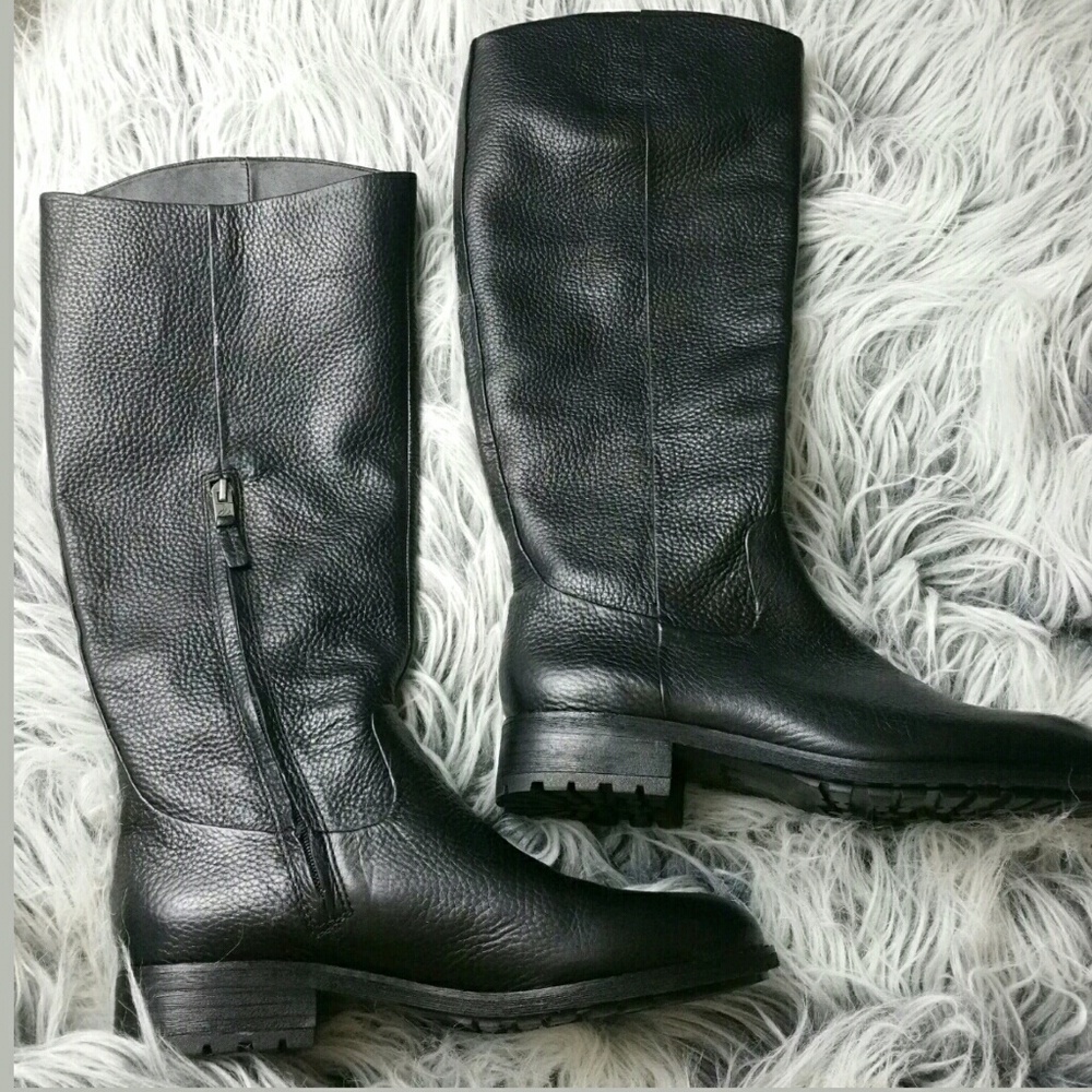 Sam Edelman Size 9.5 Ryan Riding Boots Leather - Picture 2 of 4