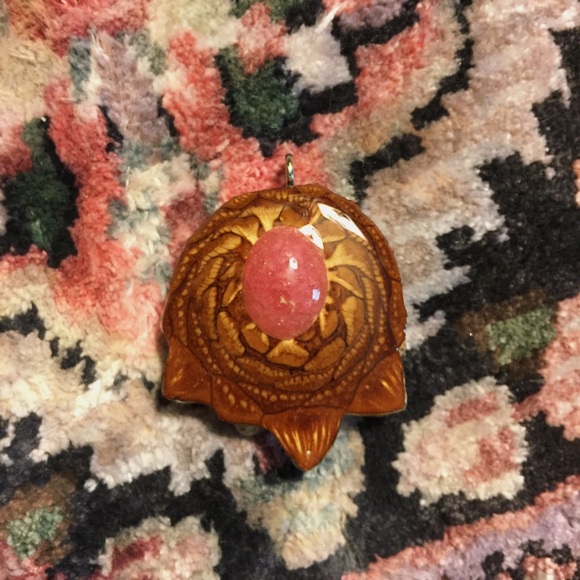Jewelry - Rhodochrosite Pinecone Pendant