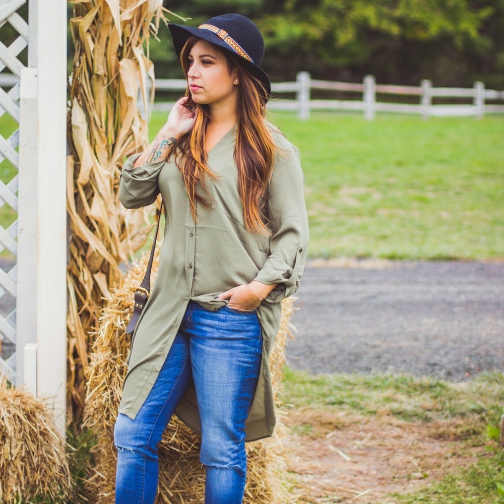 Long Button Down Shirt