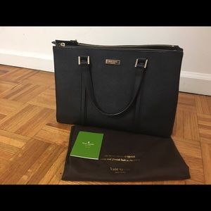 KATE SPADE LARGE LODEN NEWBURY LANE SHOPPER TOTE