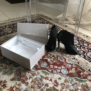 Jimmy Choo leather booties