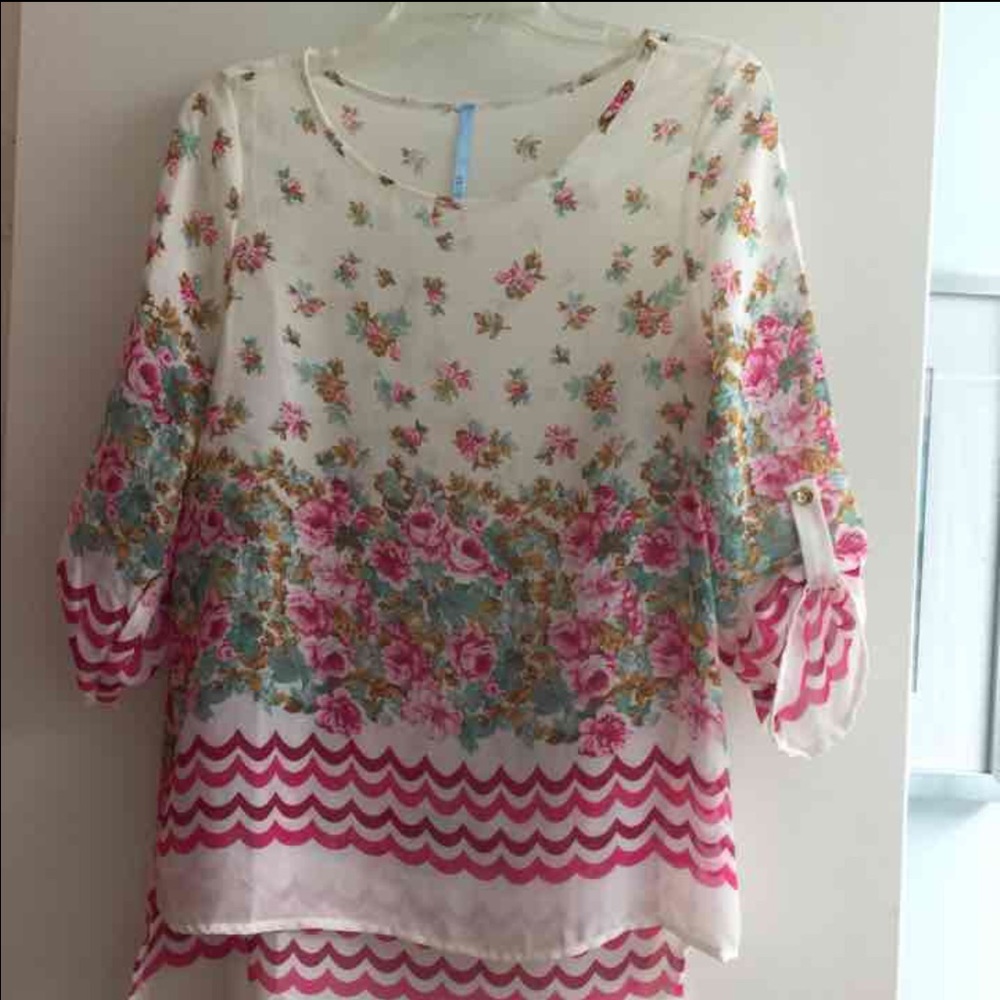 Beautiful floral blouse