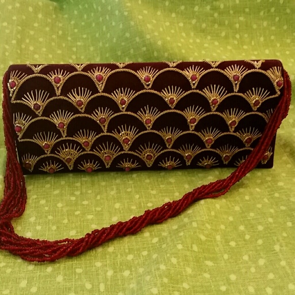 Accessories - PURSE FROM UK BEADED NWOT. .