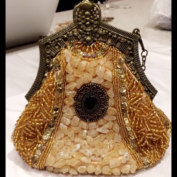 Vintage beaded clutch - Picture 2 of 6