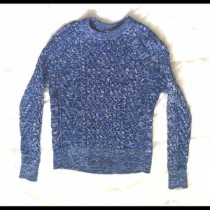 Gap blue cable knit sweater